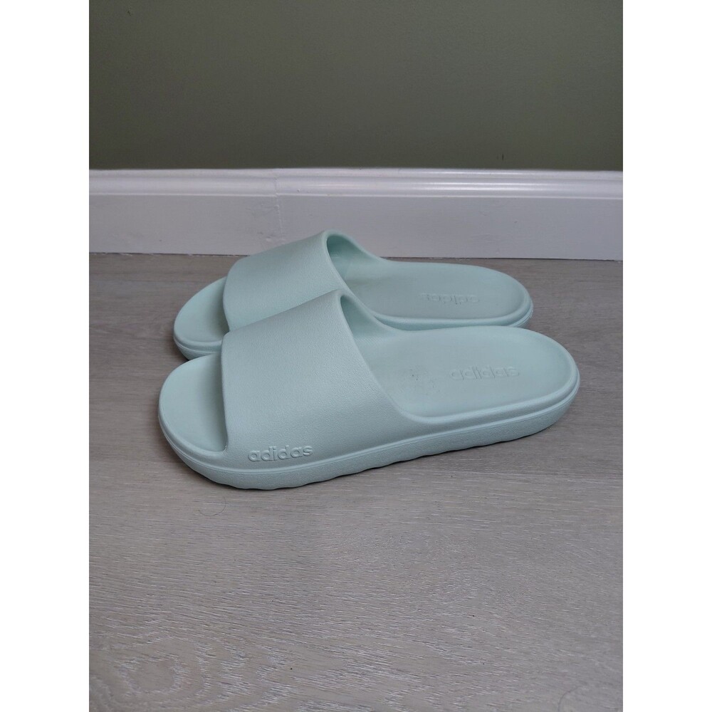 Adidas Adilette Lumia Unisex Men Size 10 Women Size 11 Flip Flop Mint Sandals